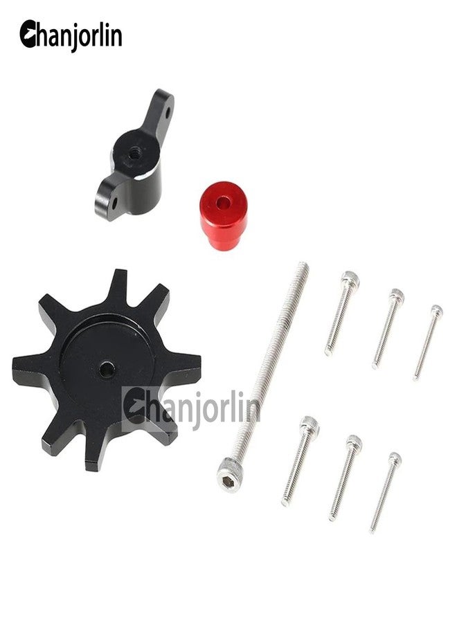 Chanjorlin 1/10 Scale Crawler Mud Tires Hub Tool 1.9" 2.2" Beadlock Wheel Rims Installation and Removal Tool Assembly for 1.9 2.2 Rocks Crawler Car Tyres Traxxas TRX4 Axial RC4WD D90 Gen8 (Black) - Image 2